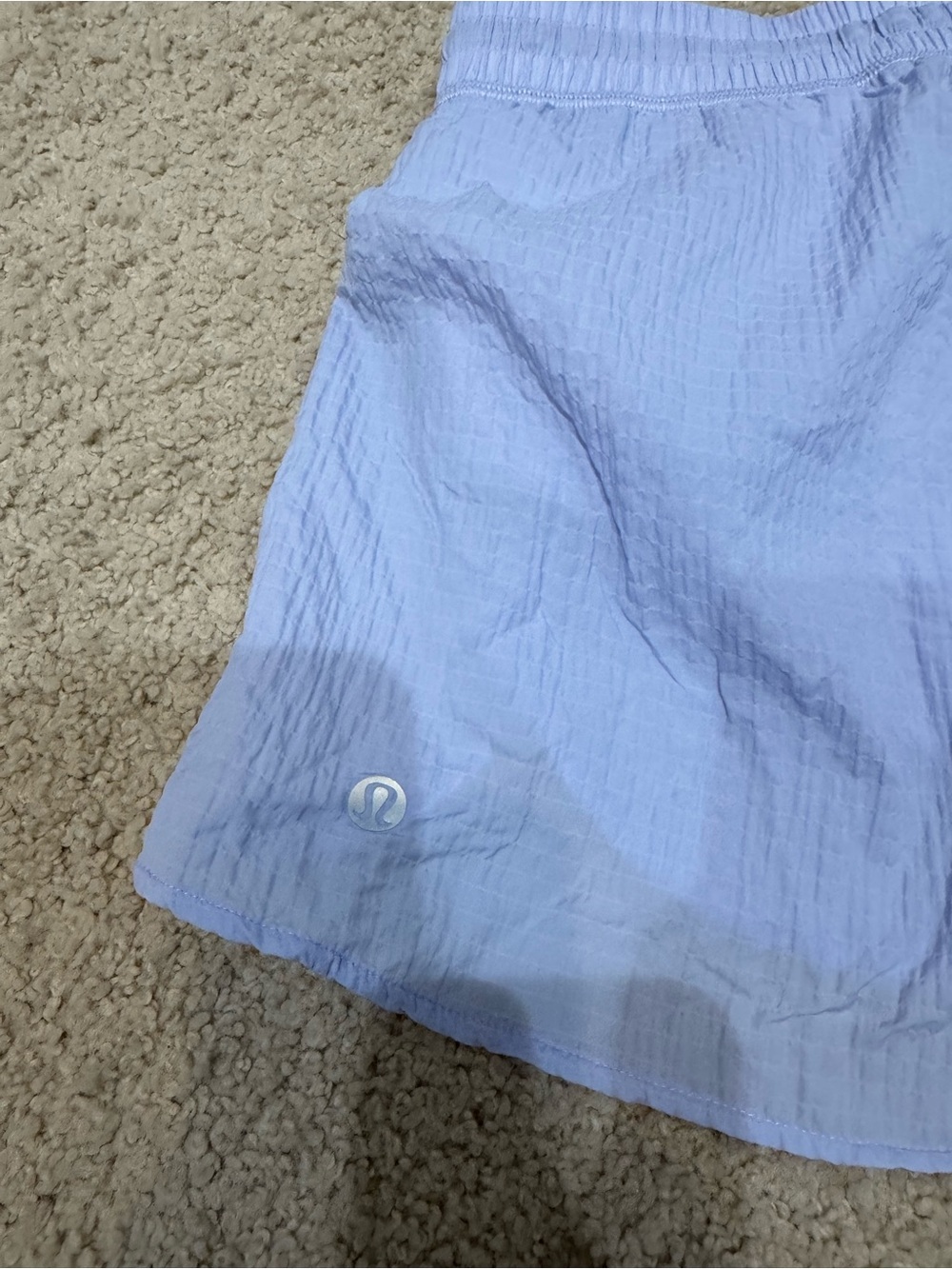 lululemon athletica Men’s Pastel Blue Athletic Shorts